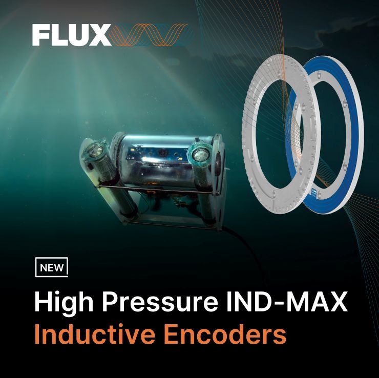 FLUX GmbH Expands IND-MAX Inductive Angle Encoder Range with High Pressure Option