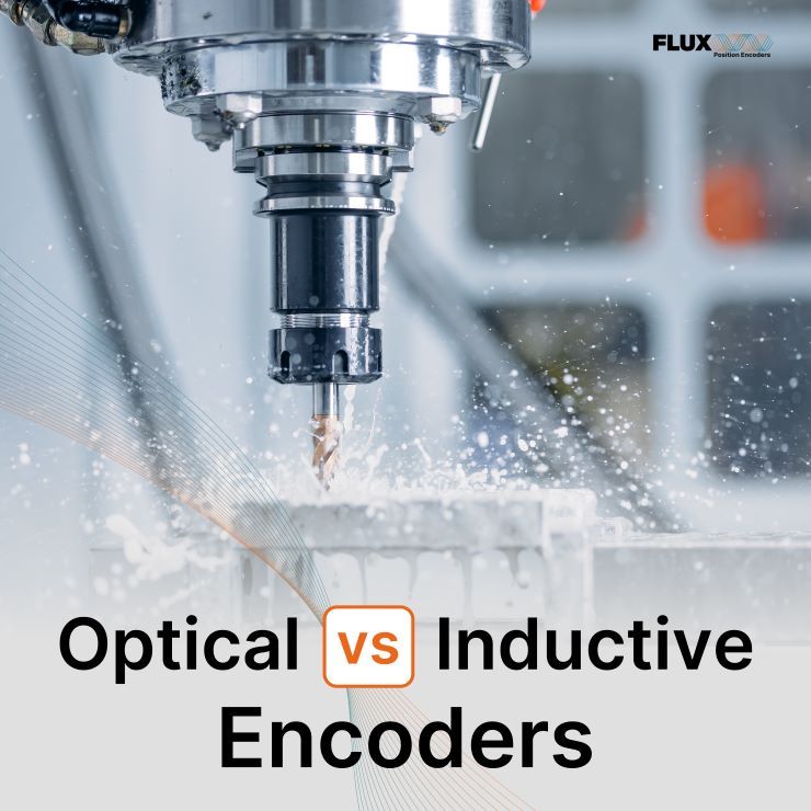 Comparison of optical and inductive encoders, highlighting the best choice for harsh environments.