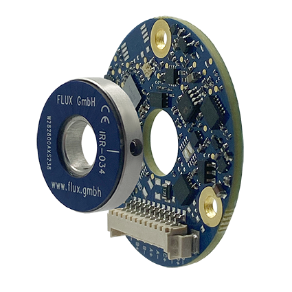 FLUX GmbH presenting miniature inductive rotary encoders at sps italia